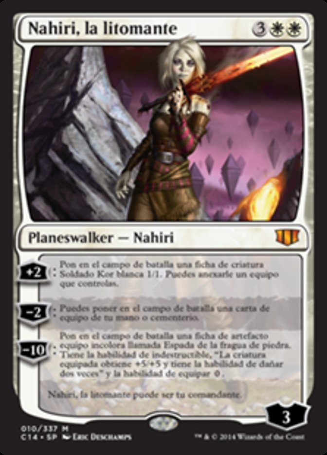 Nahiri, the Lithomancer (Commander 2014 #10)