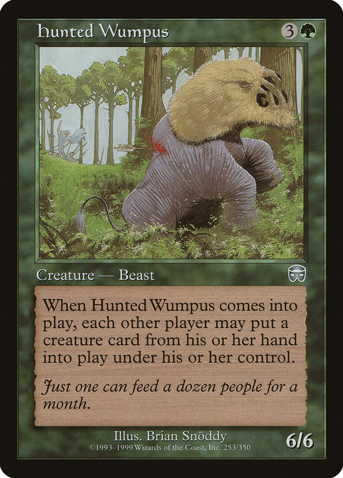 Hunted Wumpus (Mercadian Masques #253)