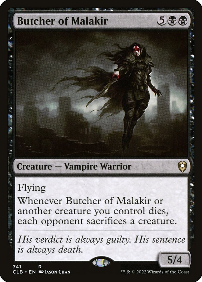 Butcher of Malakir (Commander Legends: Battle for Baldur's Gate #741)