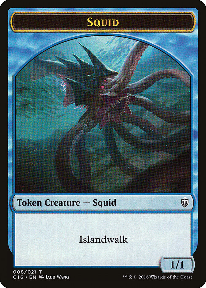 Squid (Commander 2016 Tokens #8)