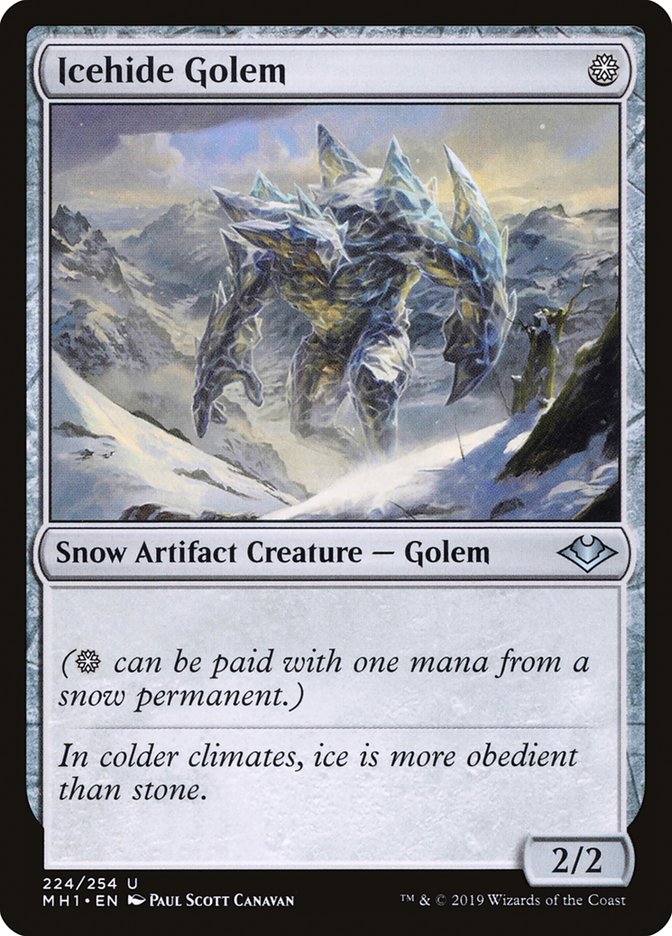 Icehide Golem (Modern Horizons #224)