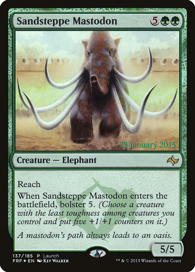 Sandsteppe Mastodon (Fate Reforged Promos #137)