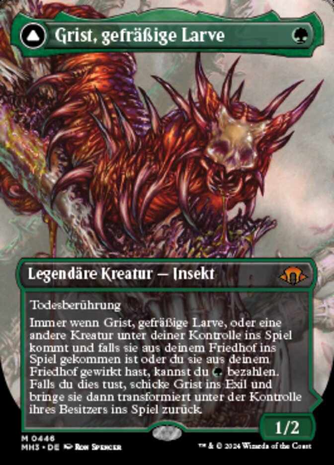 Grist, Voracious Larva // Grist, the Plague Swarm (Modern Horizons 3 #446)