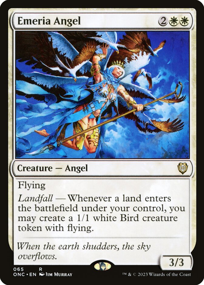 Emeria Angel (Phyrexia: All Will Be One Commander #65)