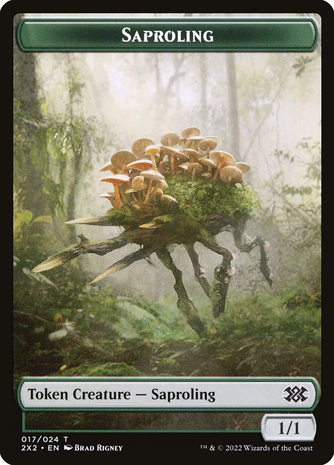 Saproling (Double Masters 2022 Tokens #17)