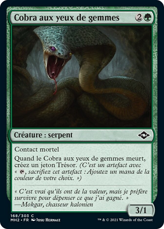 Jewel-Eyed Cobra (Modern Horizons 2 #168)