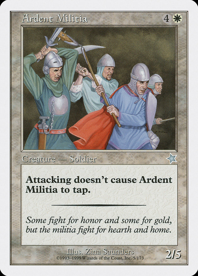 Ardent Militia (Starter 1999 #5)