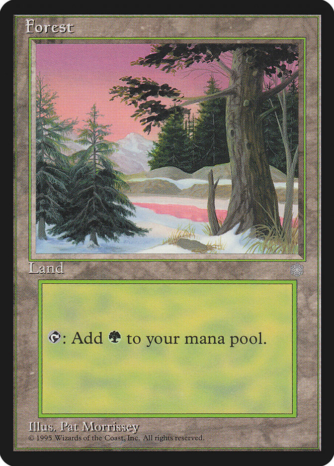 Forest · Ice Age (ICE) #381 · Scryfall Magic The Gathering Search