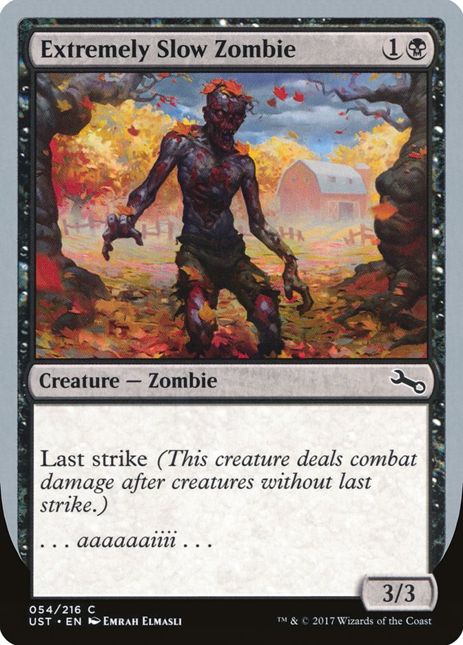 Extremely Slow Zombie (Unstable #54b)