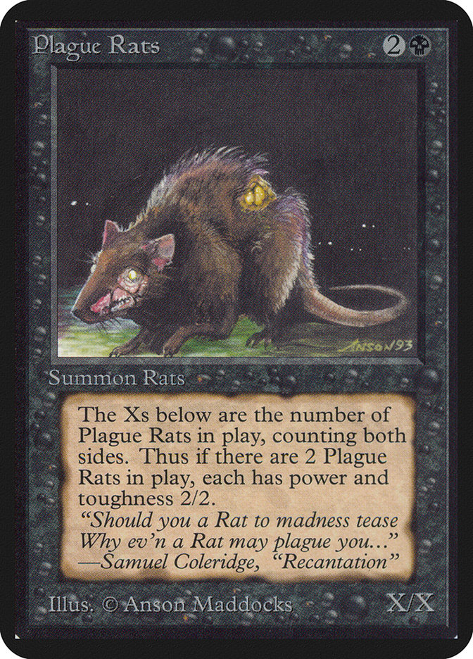 Plague Rats (Limited Edition Alpha #121)
