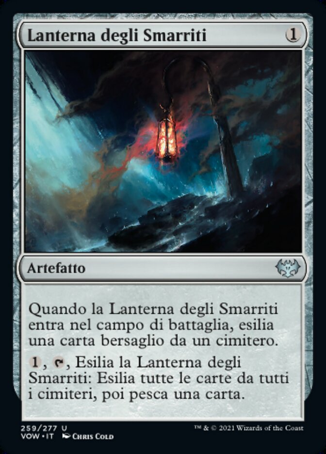 Other places Head lava Lanterna degli Smarriti (Lantern of the Lost) · Innistrad: Crimson Vow  (VOW) #259 · Scryfall Magic: The Gathering Search