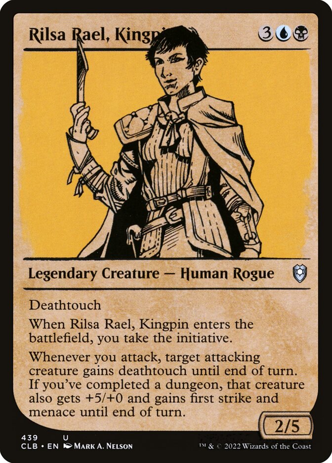 Rilsa Rael, Kingpin (Commander Legends: Battle for Baldur's Gate #439)