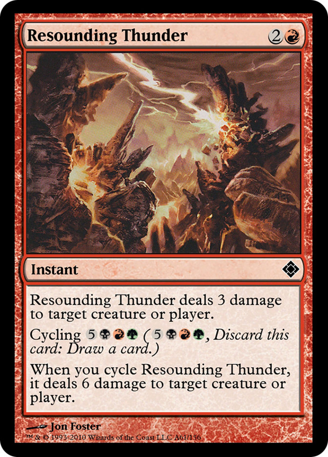 Resounding Thunder (Magic Online Theme Decks #A61)
