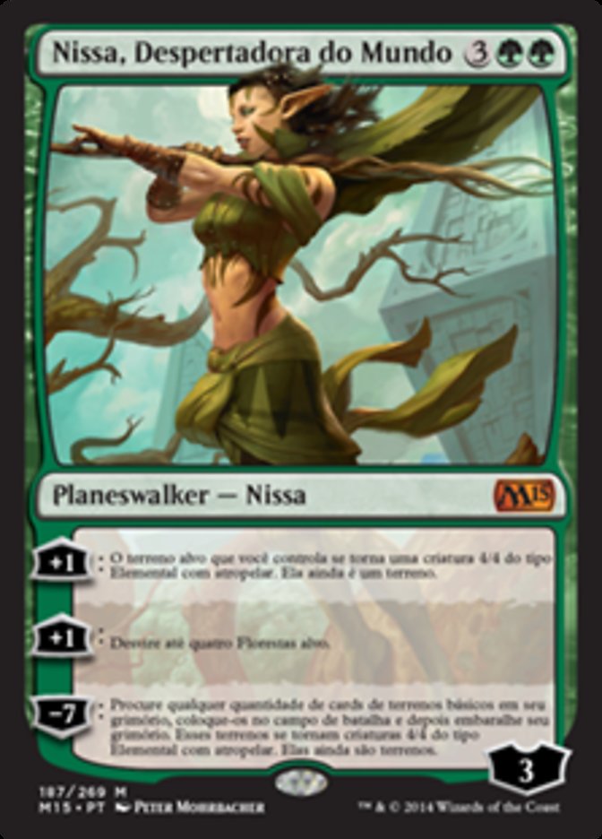 Nissa, Worldwaker (Magic 2015 #187)