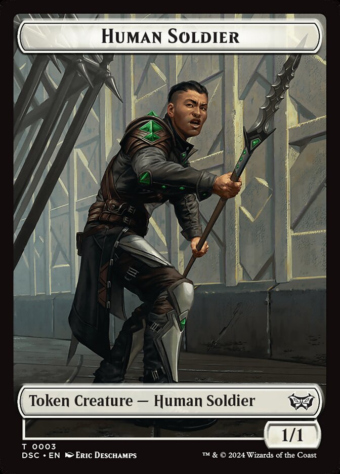 Human Soldier (Duskmourn Commander Tokens #3)