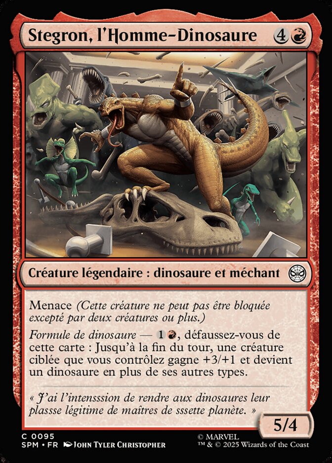 Stegron, l'Homme-Dinosaure