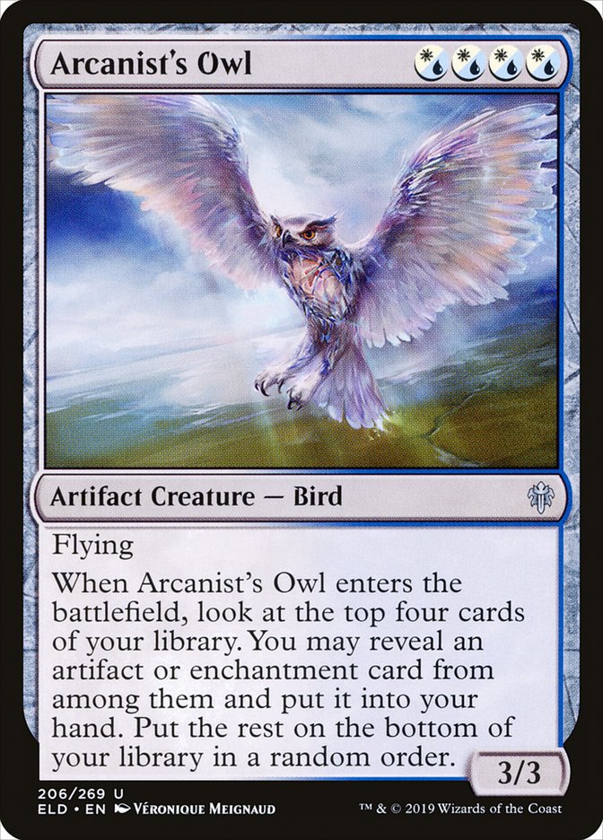 Arcanist's Owl (Throne of Eldraine #206)