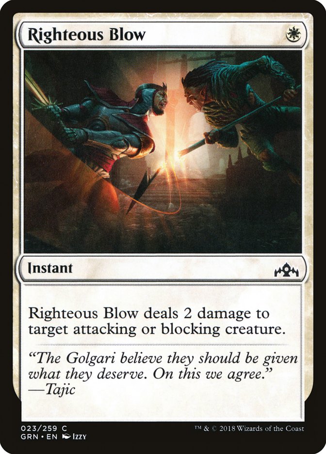 Righteous Blow (Guilds of Ravnica #23)