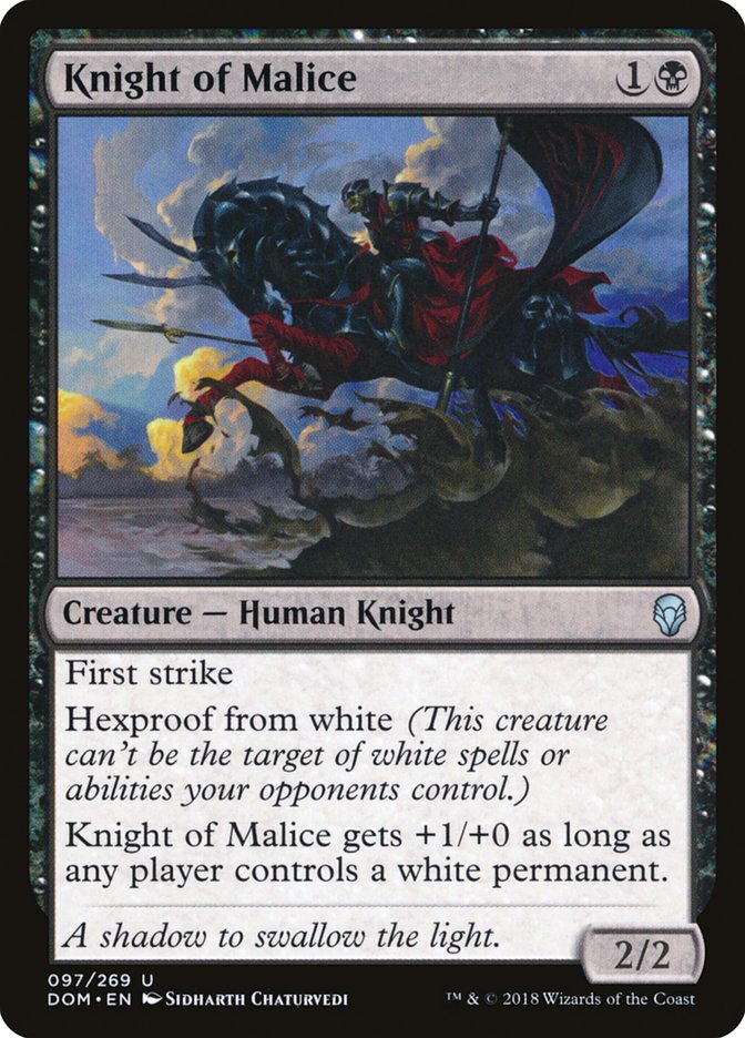 Knight of Malice (Dominaria #97)