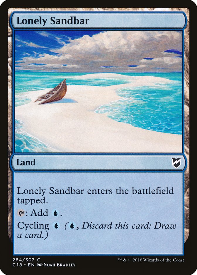Lonely Sandbar (Commander 2018 #264)