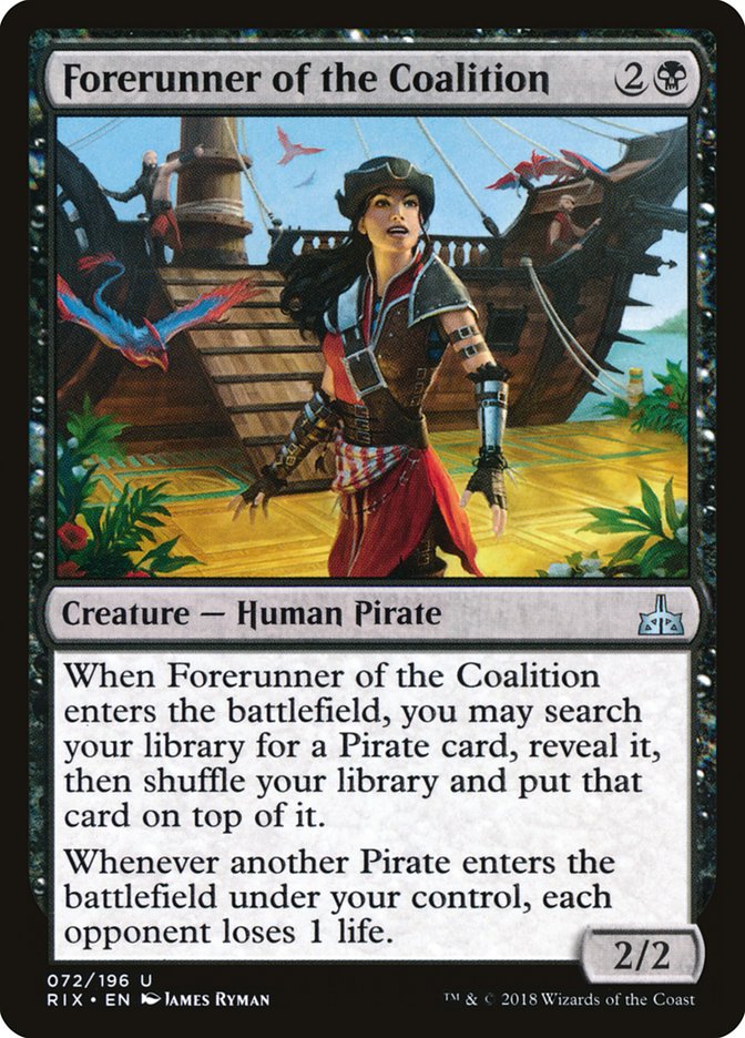 Forerunner of the Coalition (Rivals of Ixalan #72)