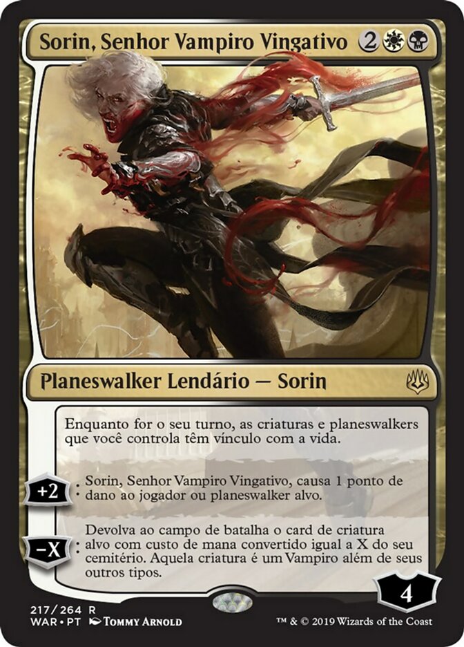 Sorin, Vengeful Bloodlord (War of the Spark #217)