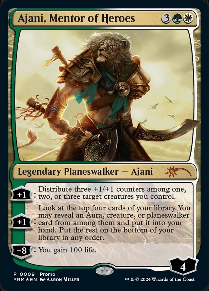 Ajani, Mentor of Heroes (Resale Promos #9)