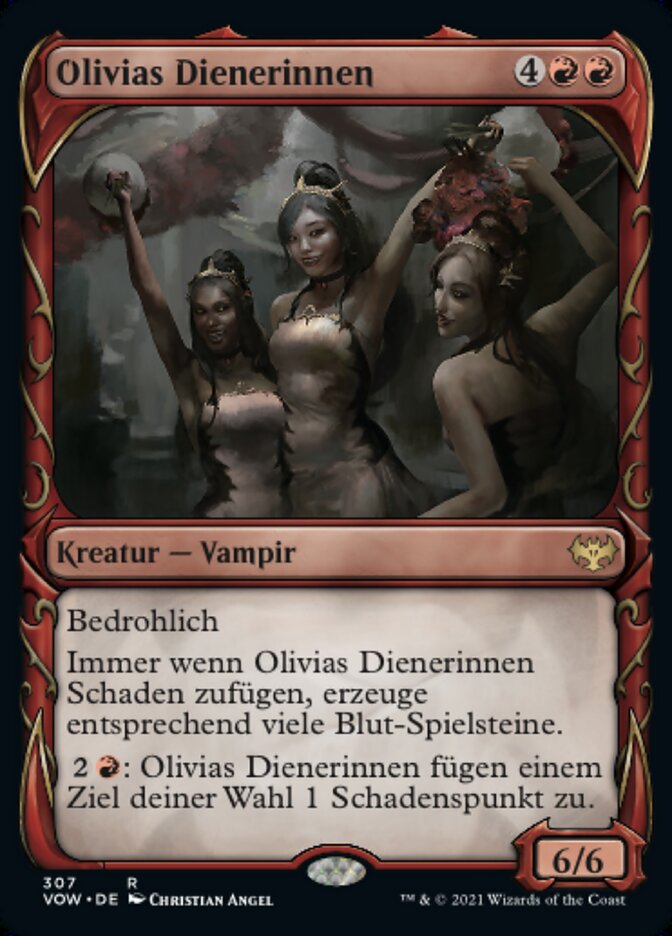 Olivia's Attendants (Innistrad: Crimson Vow #307)