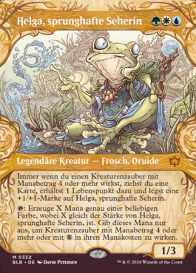 Helga, Skittish Seer (Bloomburrow #332)