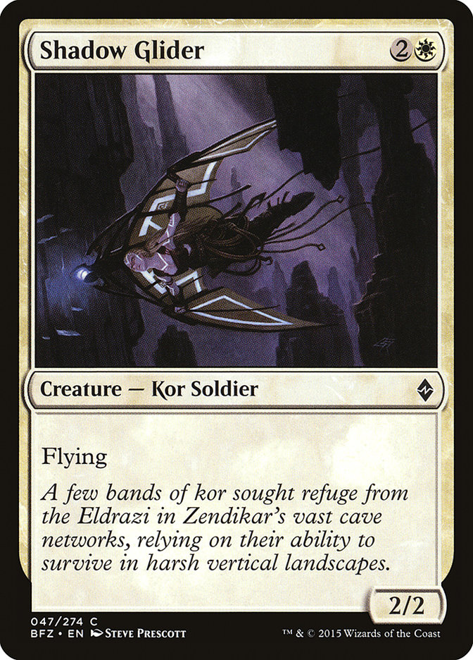 Shadow Glider (Battle for Zendikar #47)