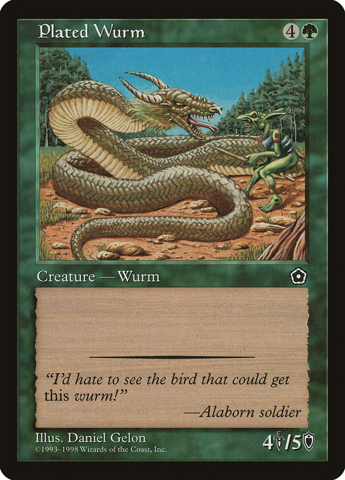 Plated Wurm (Portal Second Age #141)