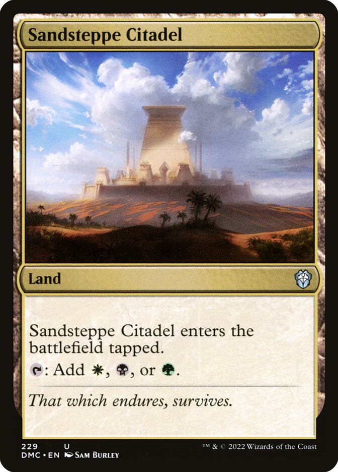 Sandsteppe Citadel (Dominaria United Commander #229)