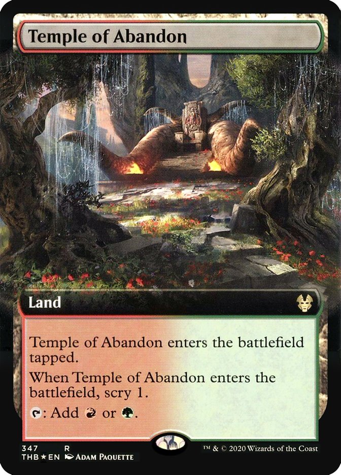 Temple of Abandon (Theros Beyond Death #347★)