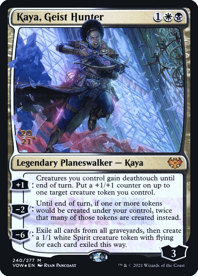 Kaya, Geist Hunter (Innistrad: Crimson Vow Promos #240s)