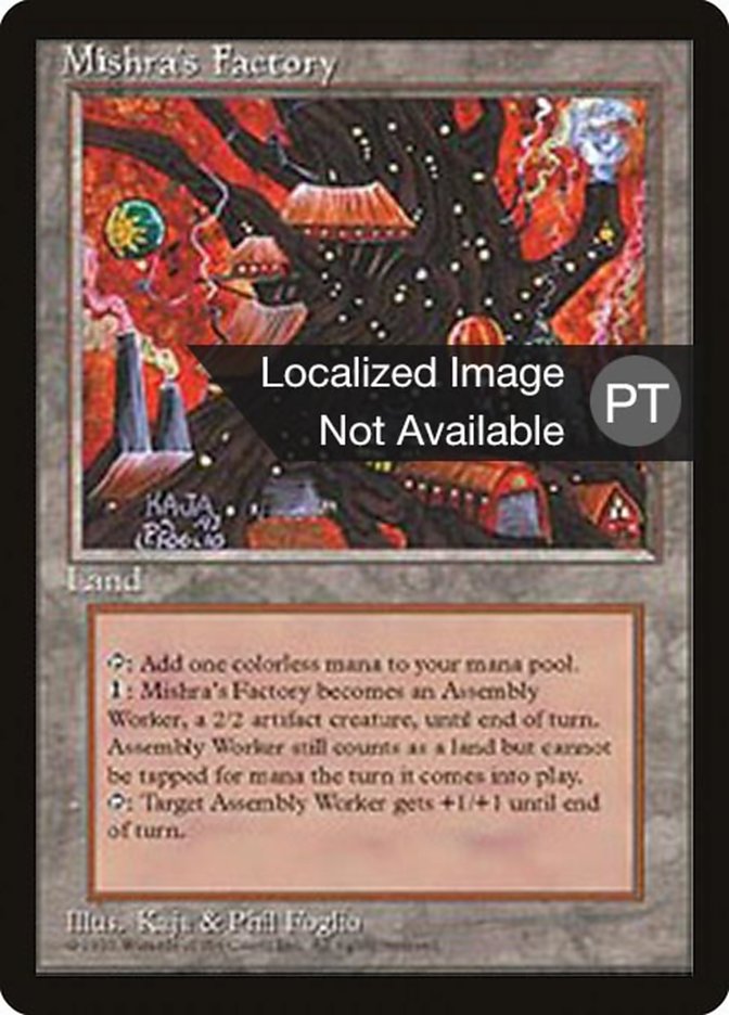 Mishra's Factory (Fourth Edition Foreign Black Border #361)
