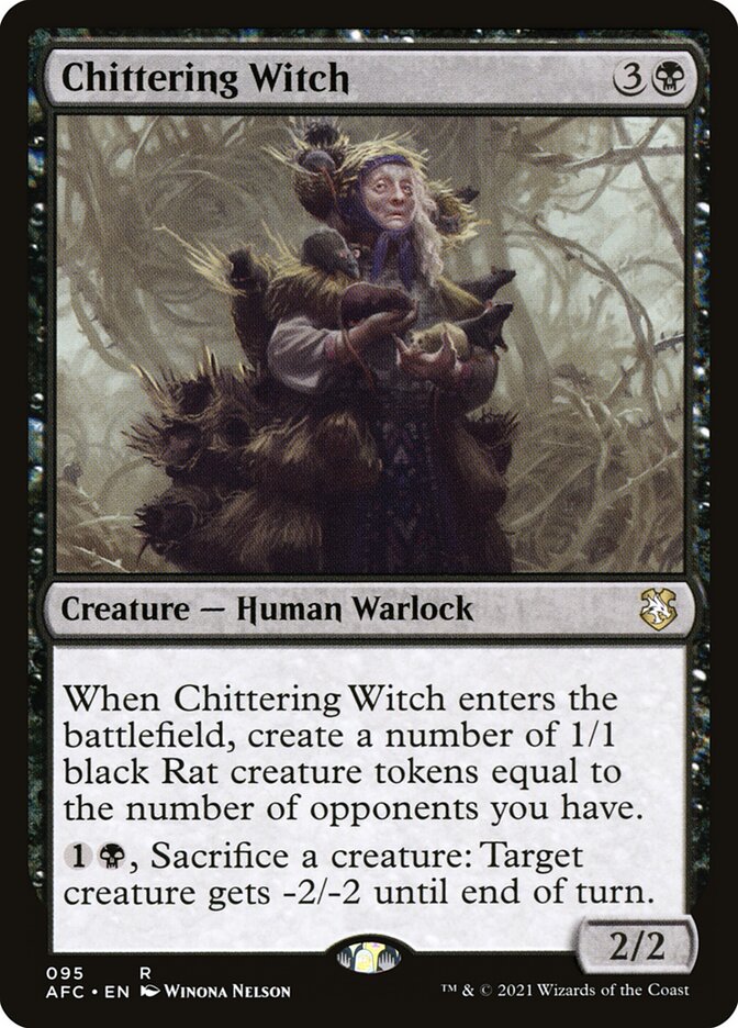 Chittering Witch (Forgotten Realms Commander #95)
