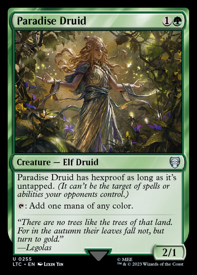 Paradise Druid (Tales of Middle-earth Commander #255)