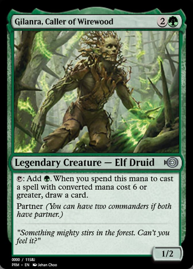 Gilanra, Caller of Wirewood (Magic Online Promos #86306)