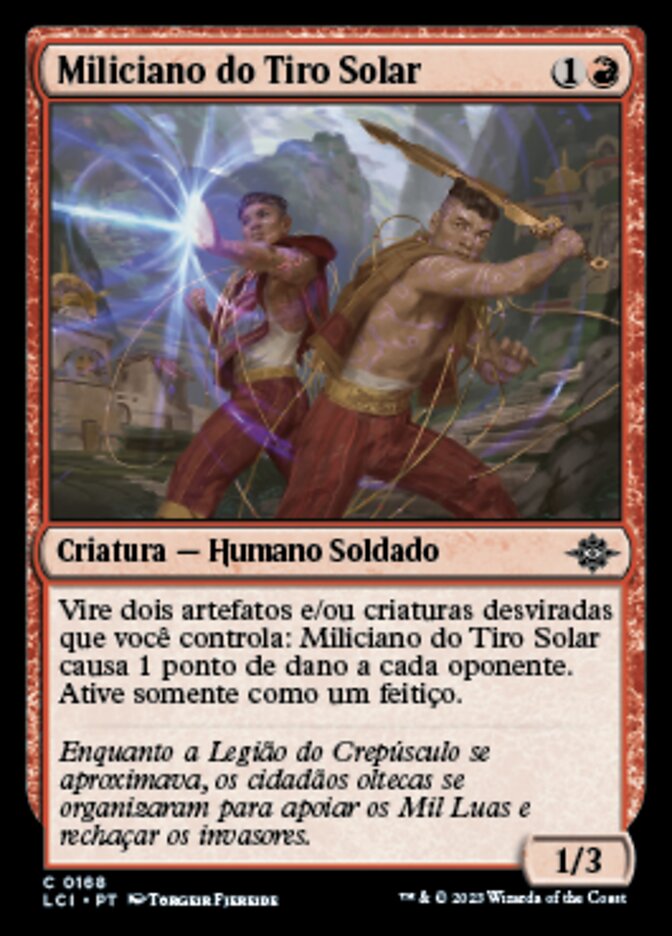 Sunshot Militia (The Lost Caverns of Ixalan #168)