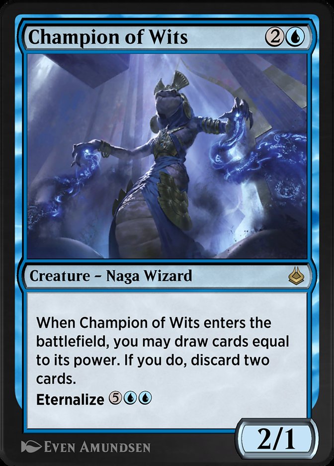 Champion of Wits (Amonkhet Remastered #53)