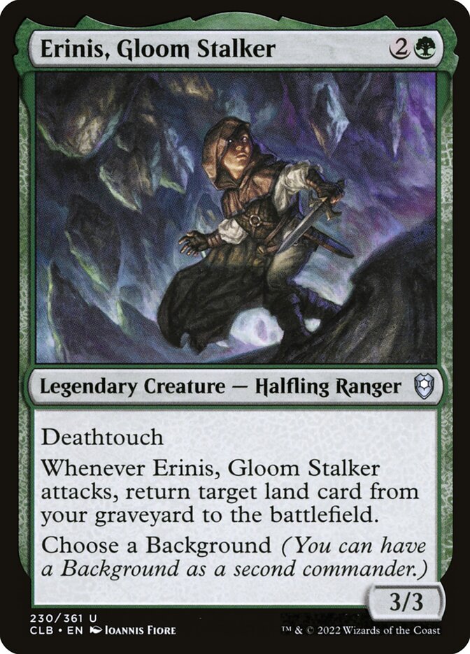 Erinis, Gloom Stalker · Commander Legends: Battle for Baldur's Gate (CLB)  #230 · Scryfall Magic The Gathering Search