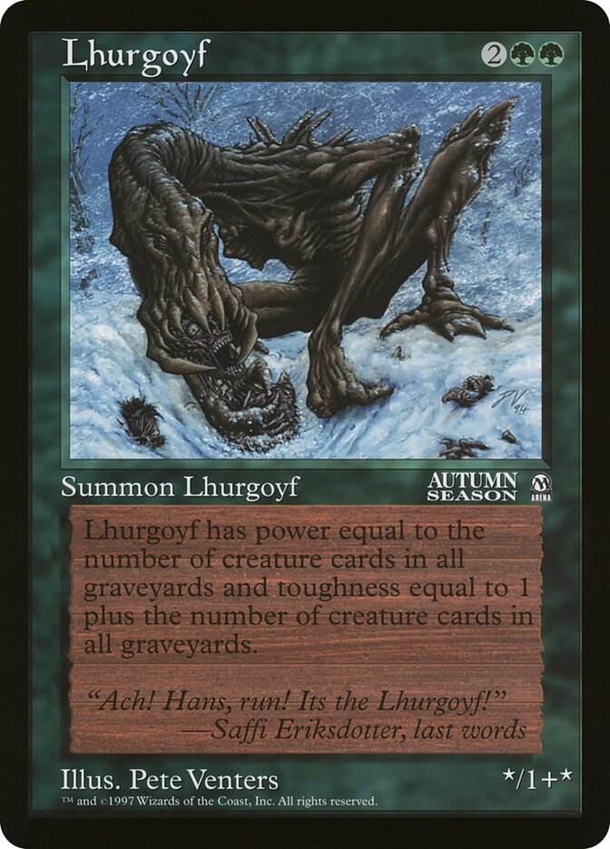 Lhurgoyf (Oversized League Prizes #25)