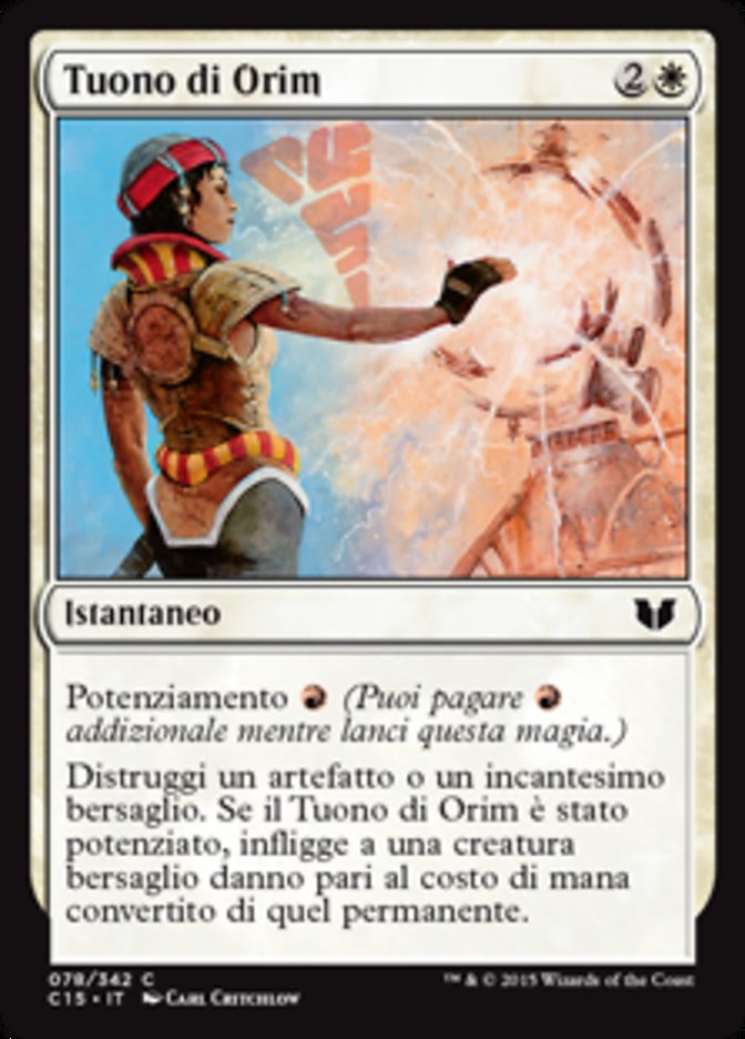 Orim's Thunder (Commander 2015 #78)
