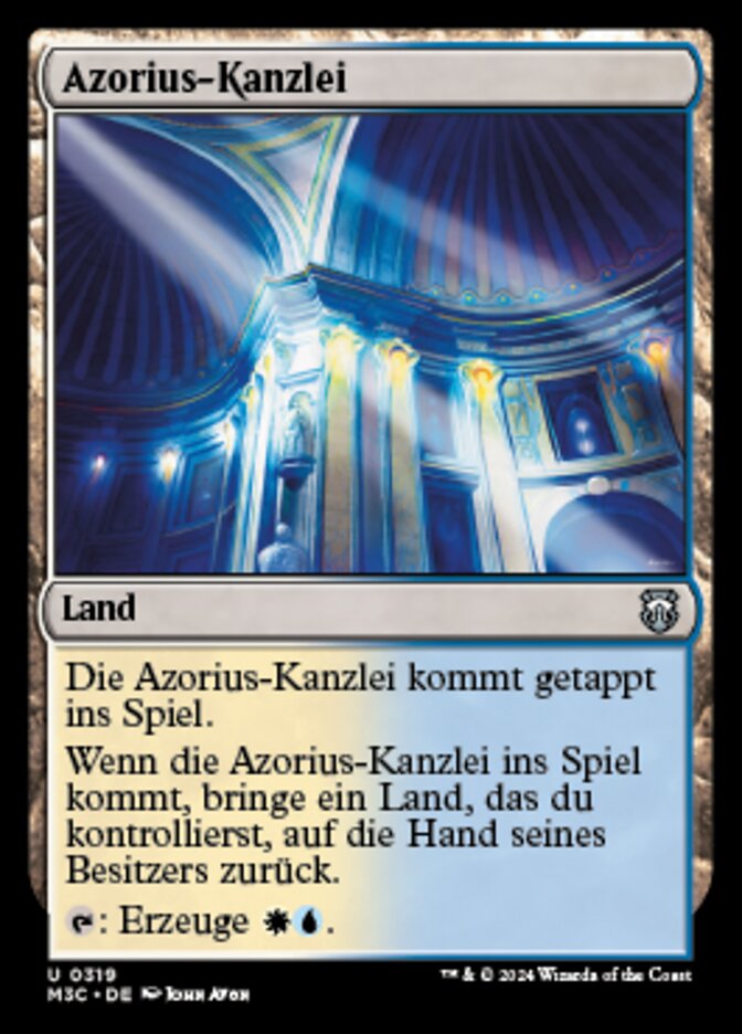 Azorius Chancery (Modern Horizons 3 Commander #319)