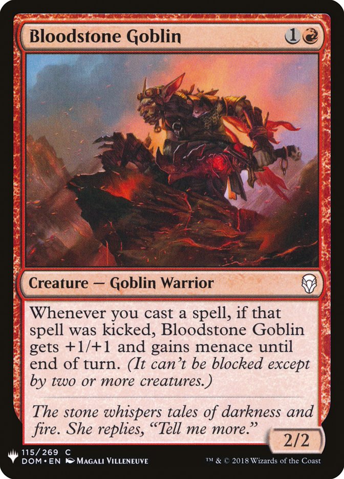 Bloodstone Goblin (The List #DOM-115)