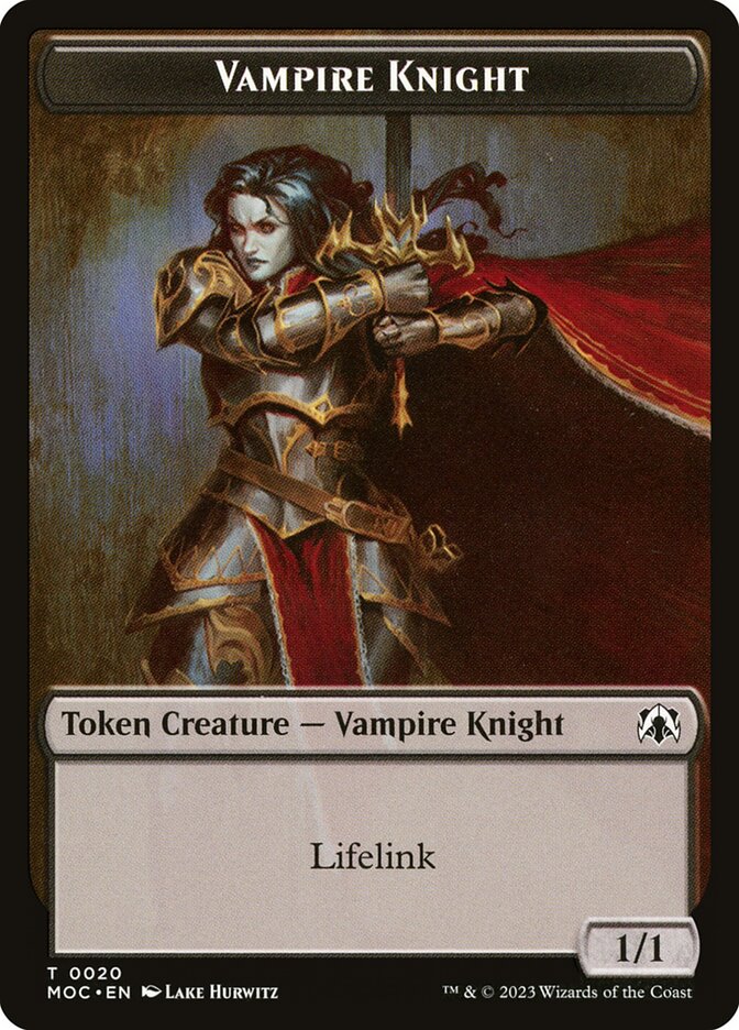 Vampire Knight (March of the Machine Commander Tokens #20)