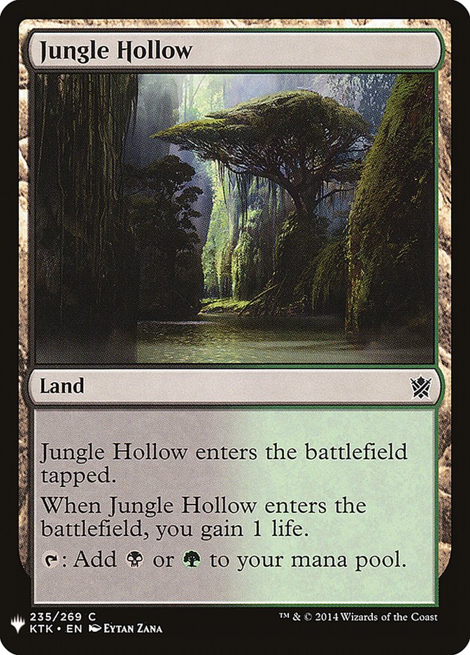 Jungle Hollow (The List #KTK-235)