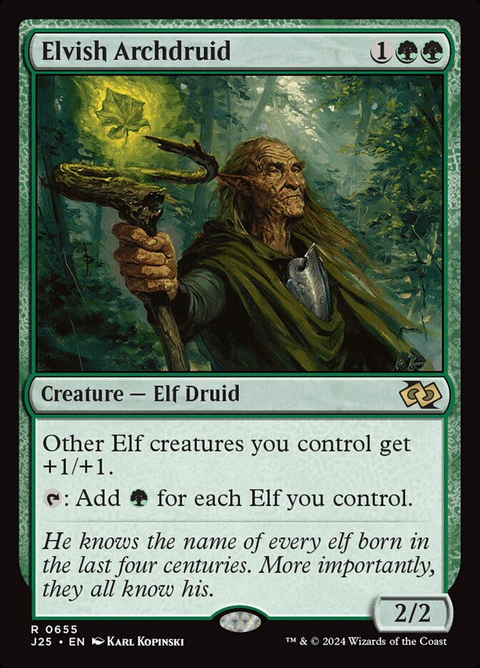 Elvish Archdruid (Foundations Jumpstart #655)