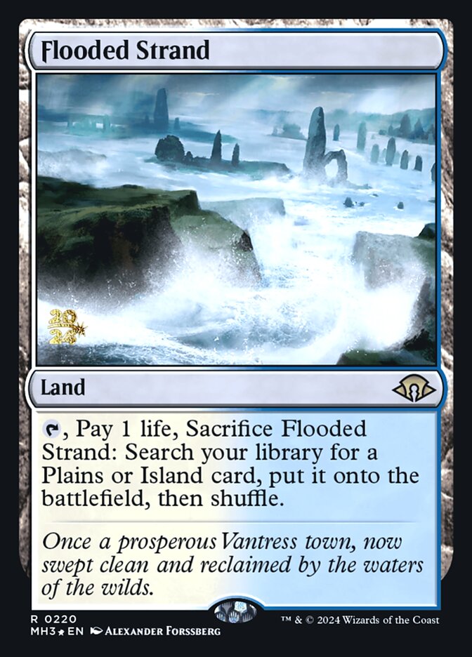 Flooded Strand (Modern Horizons 3 Promos #220s)