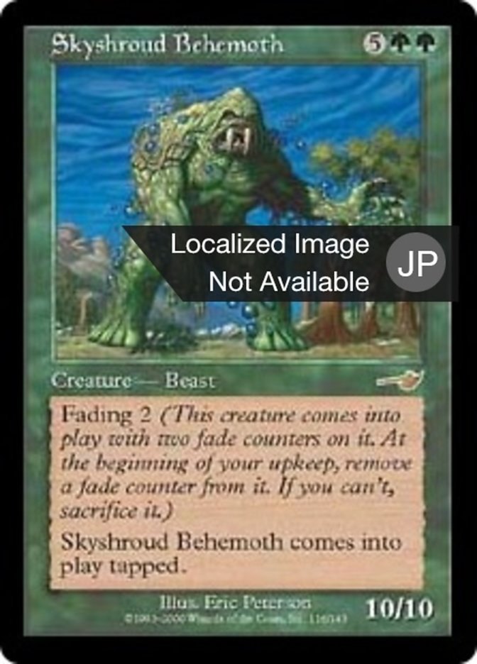 Skyshroud Behemoth (Nemesis #116)